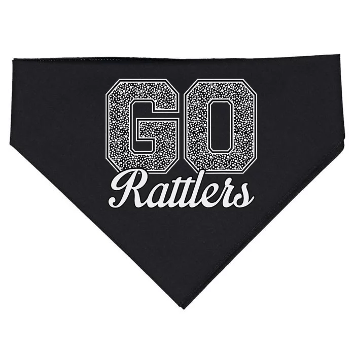 Go Rattlers Pride Rio Grande City USA-Made Doggie Bandana