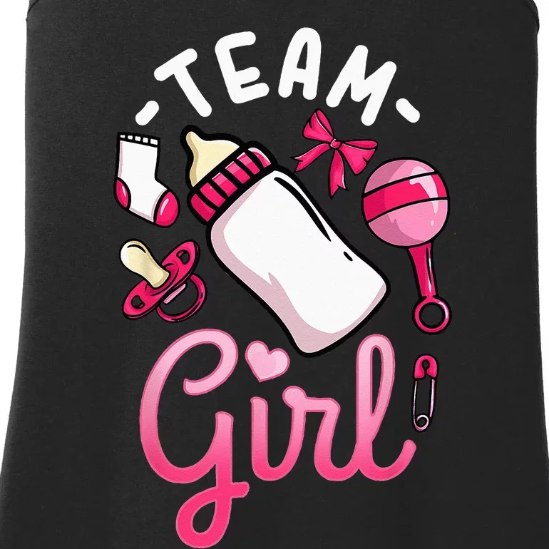 Gender Reveal Party Team Girl Ladies Essential Tank