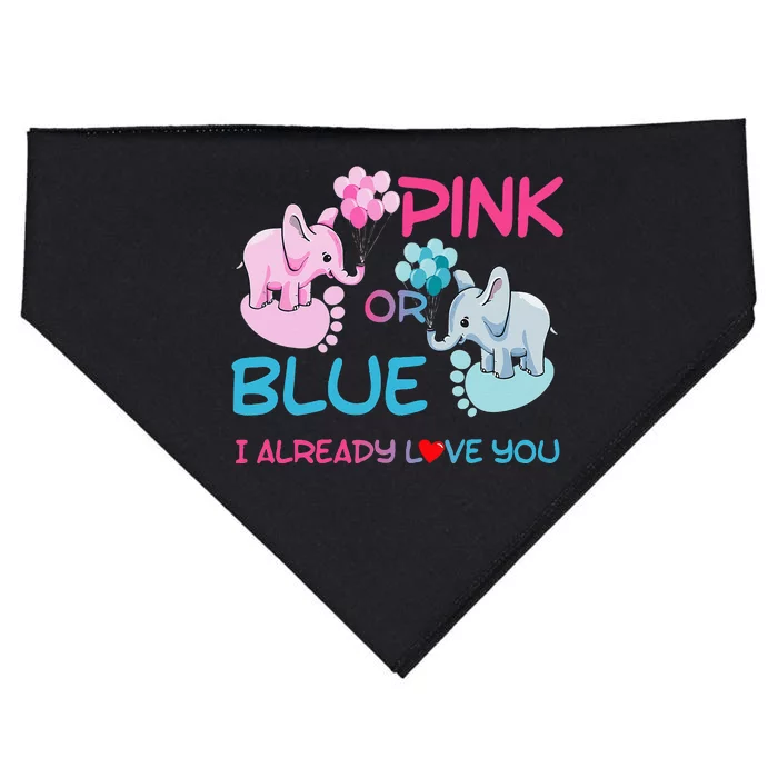 Gender Reveal Pink Or Blue Boy Or Girl Party Supplies Family USA-Made Doggie Bandana