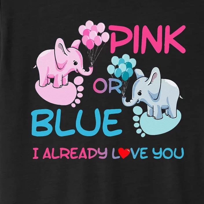 Gender Reveal Pink Or Blue Boy Or Girl Party Supplies Family ChromaSoft Performance T-Shirt