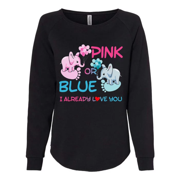 Gender Reveal Pink Or Blue Boy Or Girl Party Supplies Family Womens California Wash Sweatshirt