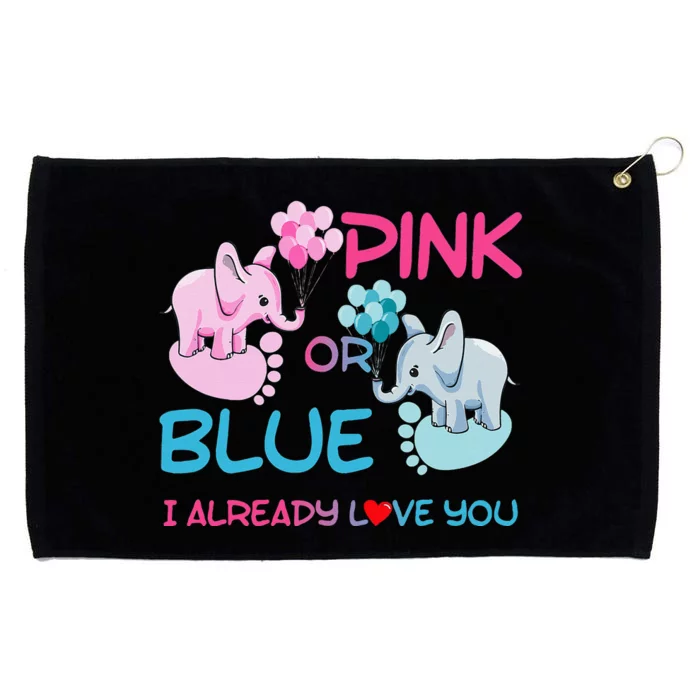 Gender Reveal Pink Or Blue Boy Or Girl Party Supplies Family Grommeted Golf Towel