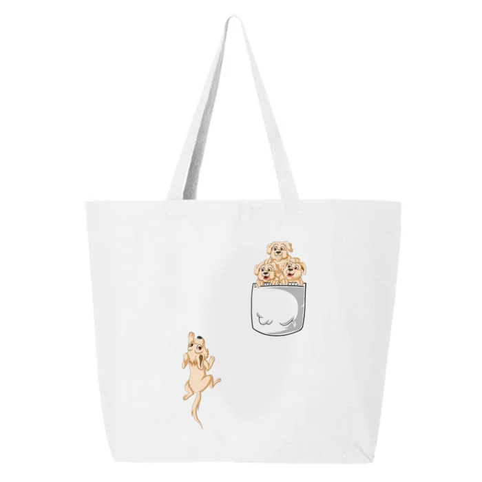 Golden Retriver Pocket 25L Jumbo Tote