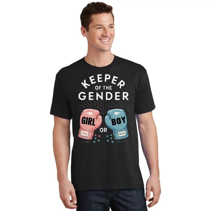 Gender Reveal Party Keeper Of Gender Boxing T-Shirt