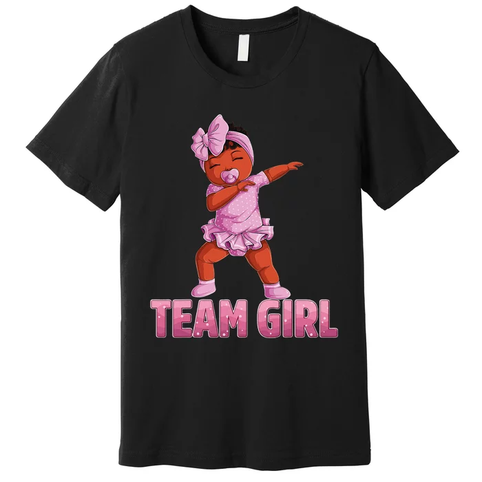 Gender Reveal Party Team Black Baby Announcement Premium T-Shirt