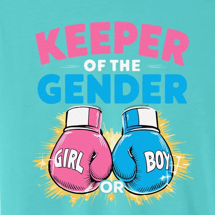 Gender Reveal Party Boxing Gloves Keeper Of Gender ChromaSoft Performance T-Shirt