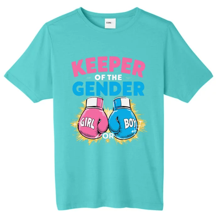 Gender Reveal Party Boxing Gloves Keeper Of Gender ChromaSoft Performance T-Shirt