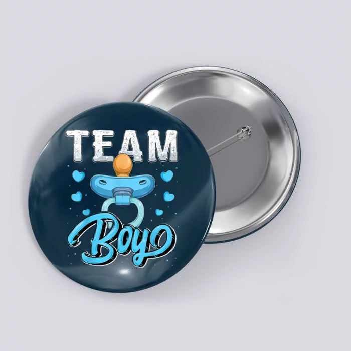 Gender Reveal Party Team Boy Baby Shower Matching Family Set Button