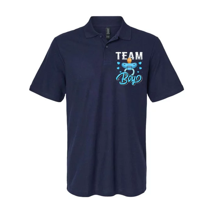 Gender Reveal Party Team Boy Baby Shower Matching Family Set Softstyle Adult Sport Polo