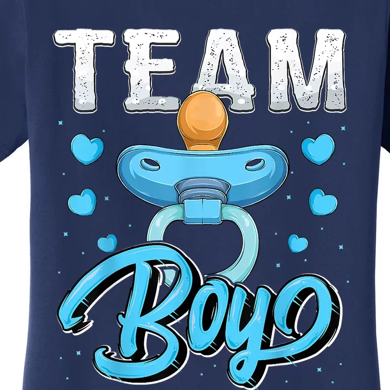 Gender Reveal Party Team Boy Baby Shower Matching Family Set Women's T-Shirt