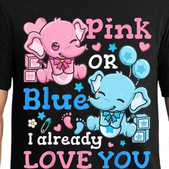 Gender Reveal Pink Or Blue Pajama Set