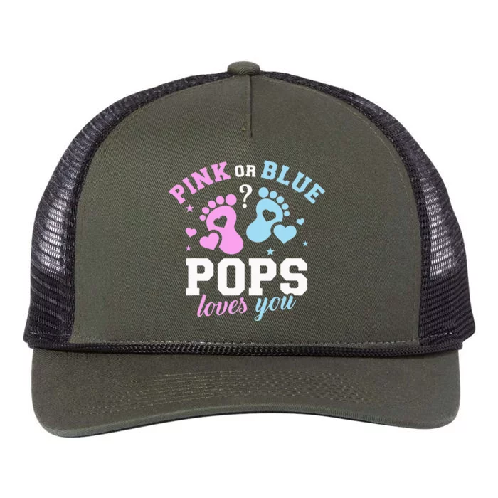 Gender reveal pops Retro Rope Trucker Hat Cap