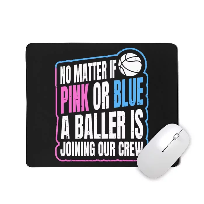 Gender Reveal Party Quote For A Basketball Player Mousepad