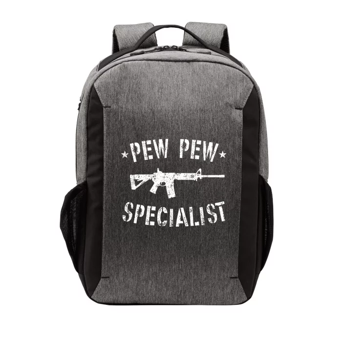 Gun Rifle Pew Pew Specialist Vector Backpack