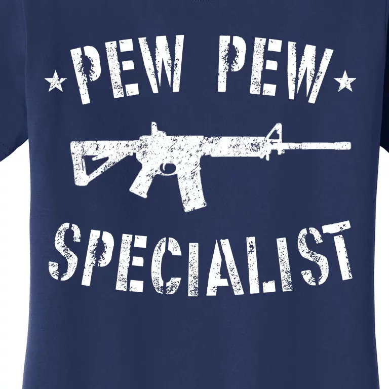 Gun Rifle Pew Pew Specialist Women's T-Shirt