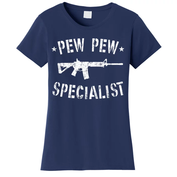 Gun Rifle Pew Pew Specialist Women's T-Shirt