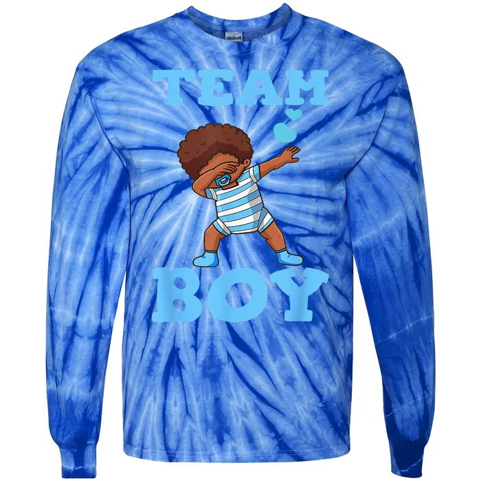 Gender Reveal Party Team Tie-Dye Long Sleeve Shirt