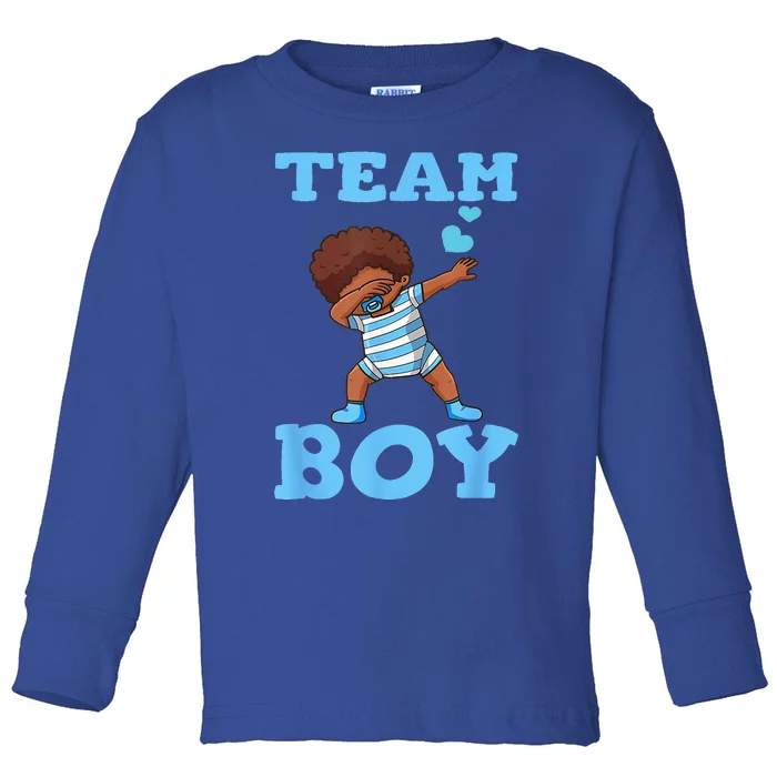 Gender Reveal Party Team Toddler Long Sleeve Shirt