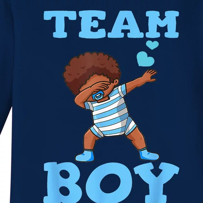 Gender Reveal Party Team Baby Long Sleeve Bodysuit