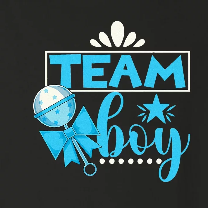 Gender Reveal Party Baby Shower Team Boy Gender Reveal Toddler Long Sleeve Shirt