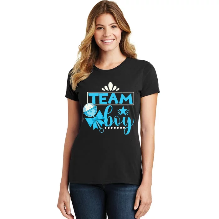 Gender Reveal Party Baby Shower Team Boy Gender Reveal Women's T-Shirt