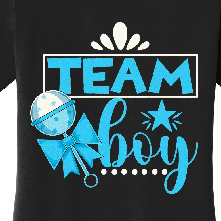 Gender Reveal Party Baby Shower Team Boy Gender Reveal Women's T-Shirt