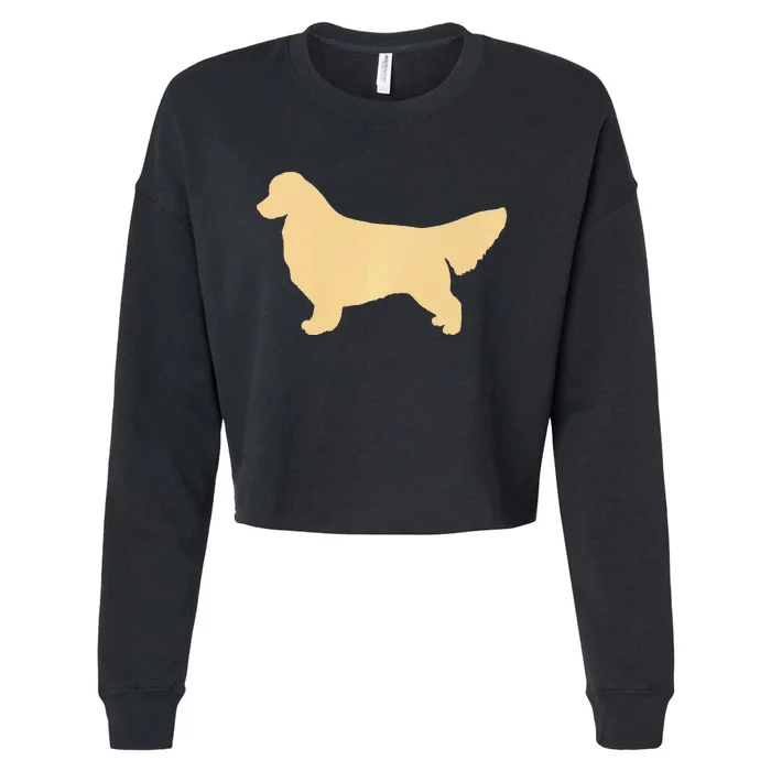 Golden Retriever Premium Cropped Pullover Crew