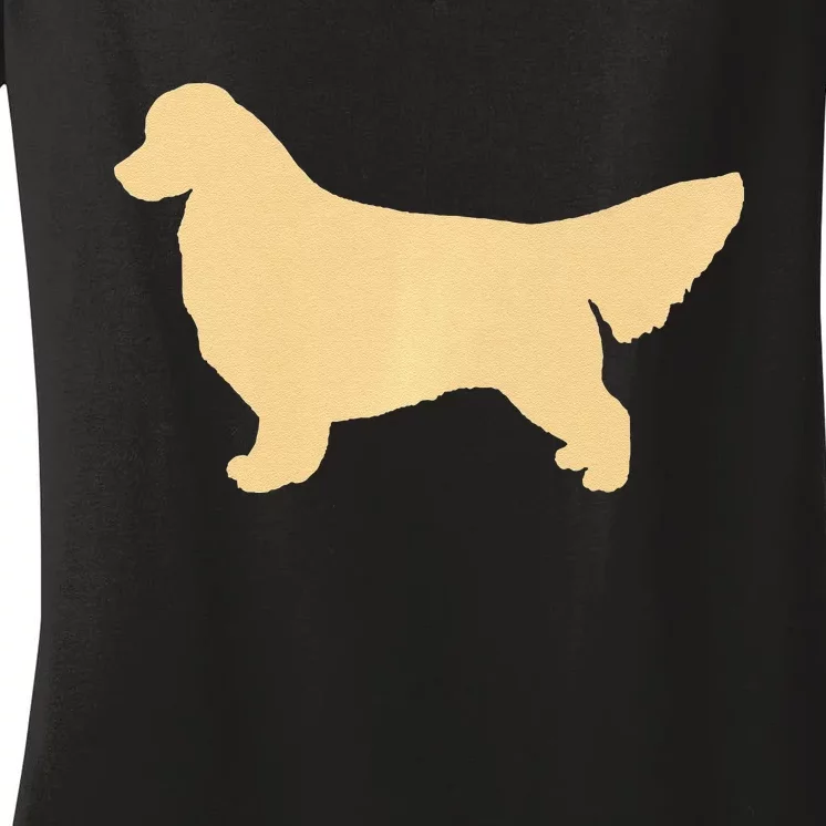 Golden Retriever Premium Women's V-Neck T-Shirt