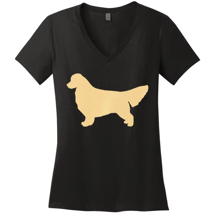 Golden Retriever Premium Women's V-Neck T-Shirt