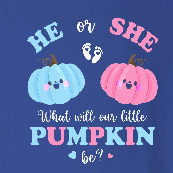 Gender Reveal Party Cute Pumpkin Baby Shower Mom and Dad Toddler Long Sleeve Shirt