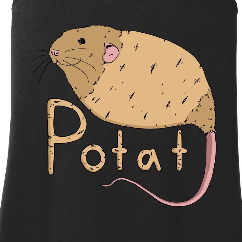 Grumpy Rat Potat Ladies Essential Tank