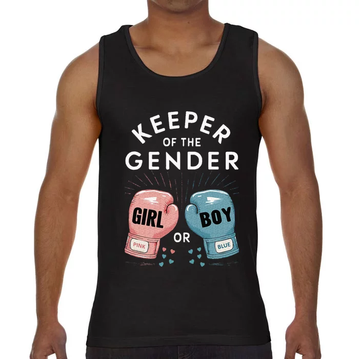 Gender Reveal Party Keeper Of Gender Boxing Comfort Colors® Tank Top