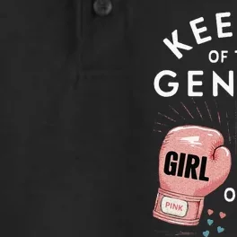 Gender Reveal Party Keeper Of Gender Boxing Dry Zone Grid Performance Polo