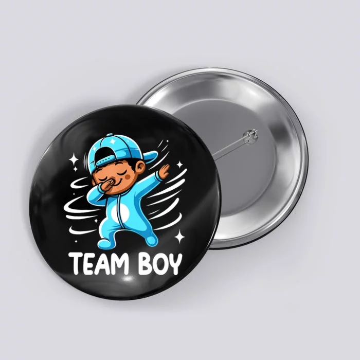 Gender Reveal Party Team Boy Baby Announcement Button