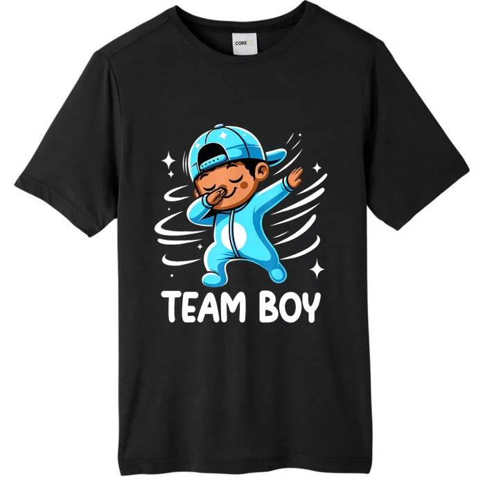 Gender Reveal Party Team Boy Baby Announcement ChromaSoft Performance T-Shirt