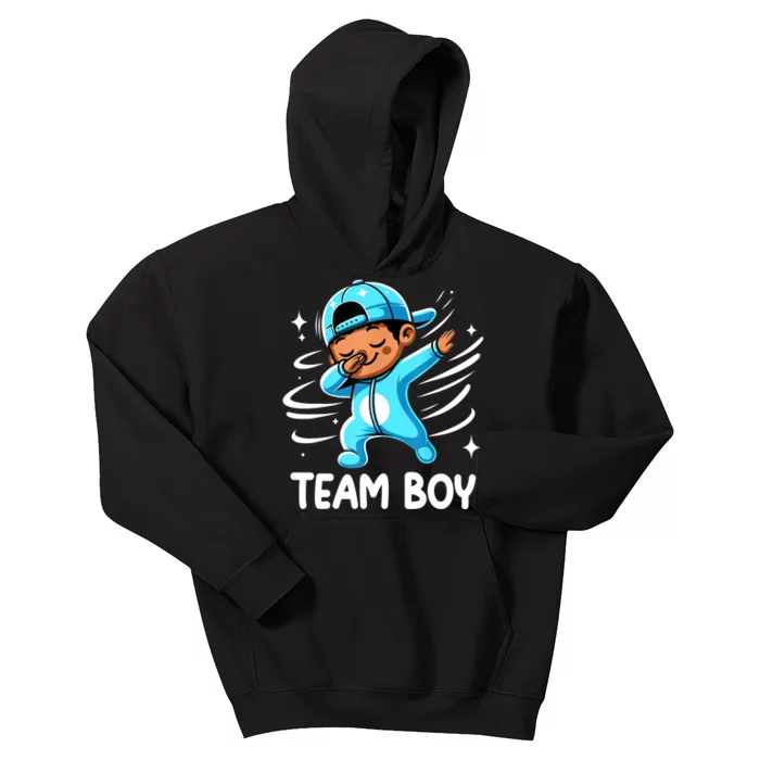 Gender Reveal Party Team Boy Baby Announcement Kids Hoodie