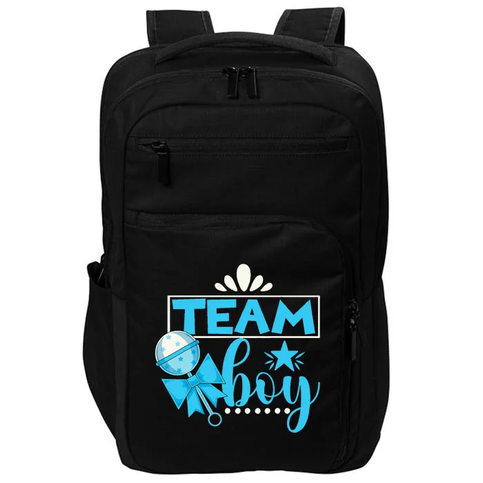 Gender Reveal Party Baby Shower Team Boy Gender Reveal Impact Tech Backpack