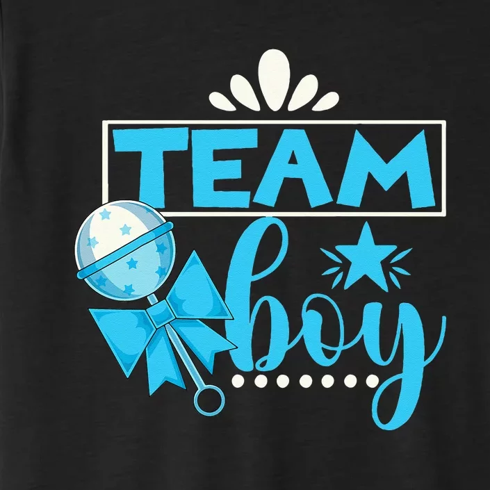 Gender Reveal Party Baby Shower Team Boy Gender Reveal ChromaSoft Performance T-Shirt