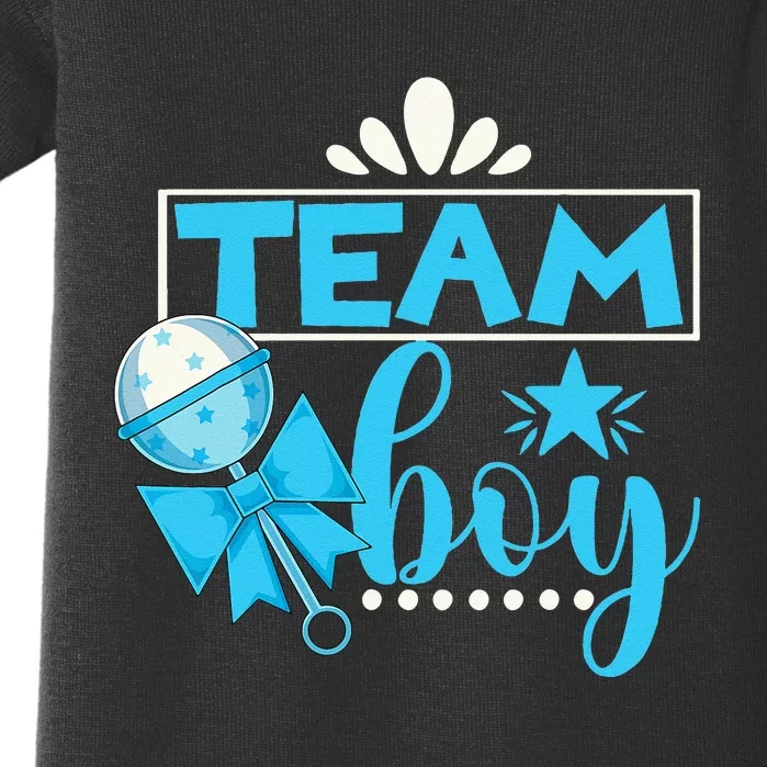 Gender Reveal Party Baby Shower Team Boy Gender Reveal Baby Bodysuit