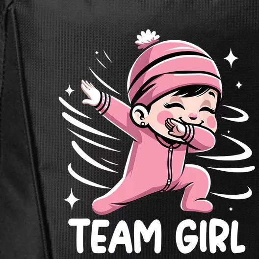 Gender Reveal Party Team Girl Baby Announcement City Backpack