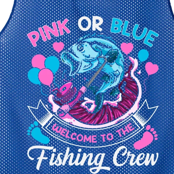 Gender Reveal Quote Fishing Family Cute Gift Mesh Reversible Basketball Jersey Tank