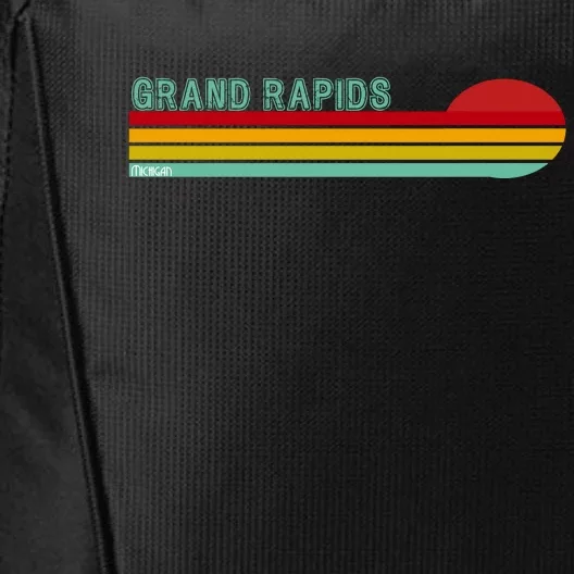 Grand Rapids Retro Michigan City Backpack