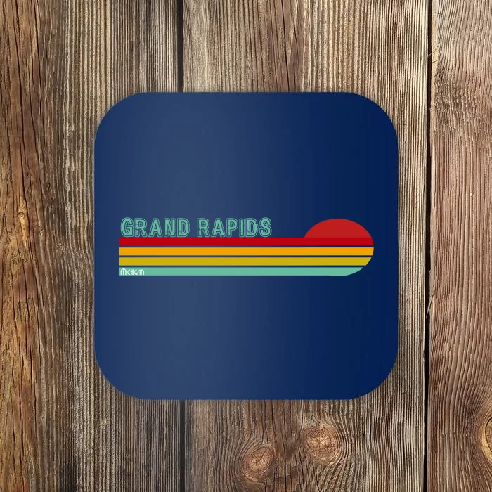 Grand Rapids Retro Michigan Coaster