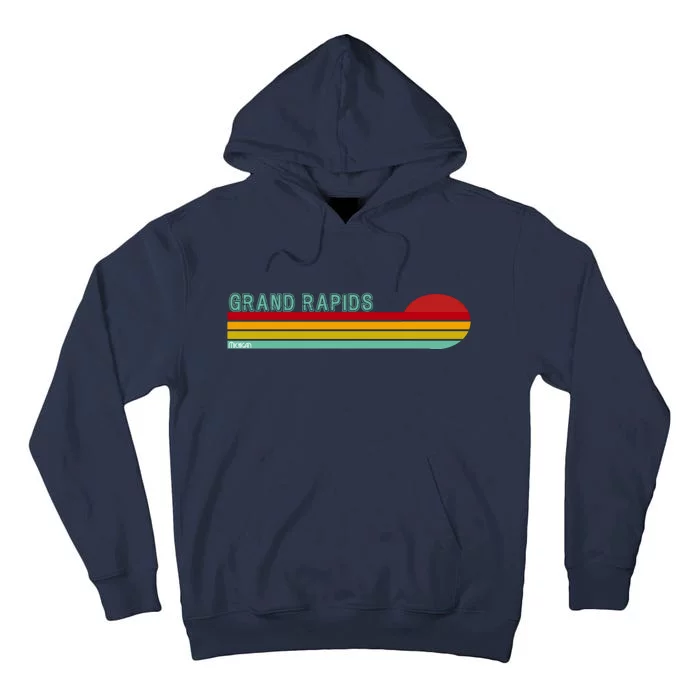 Grand Rapids Retro Michigan Tall Hoodie