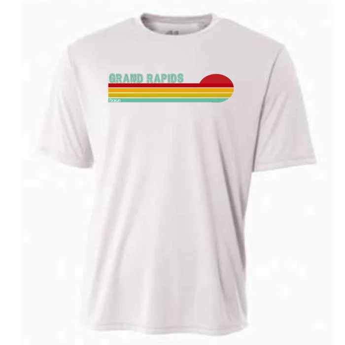 Grand Rapids Retro Michigan Cooling Performance Crew T-Shirt