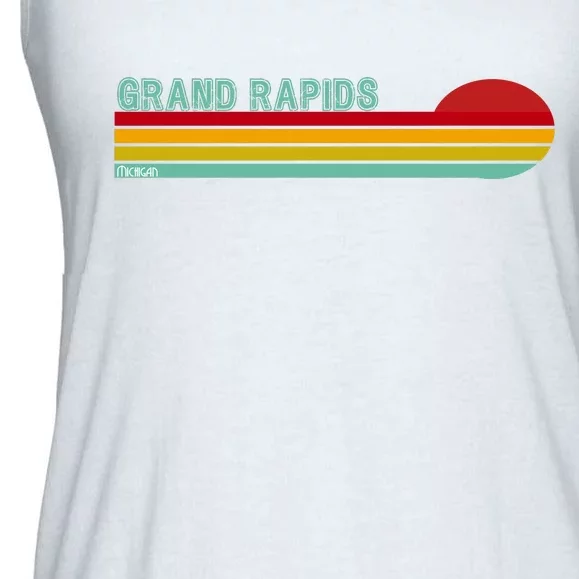 Grand Rapids Retro Michigan Ladies Essential Flowy Tank