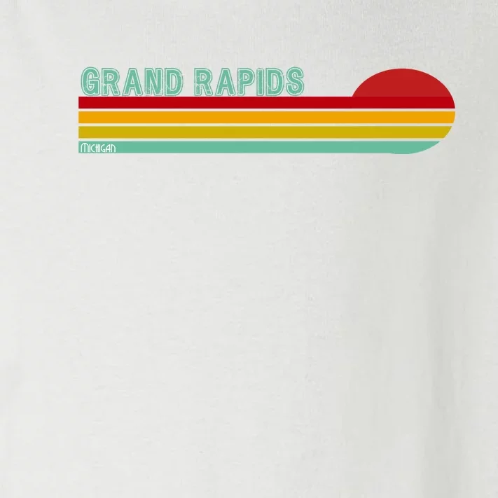 Grand Rapids Retro Michigan Toddler Long Sleeve Shirt