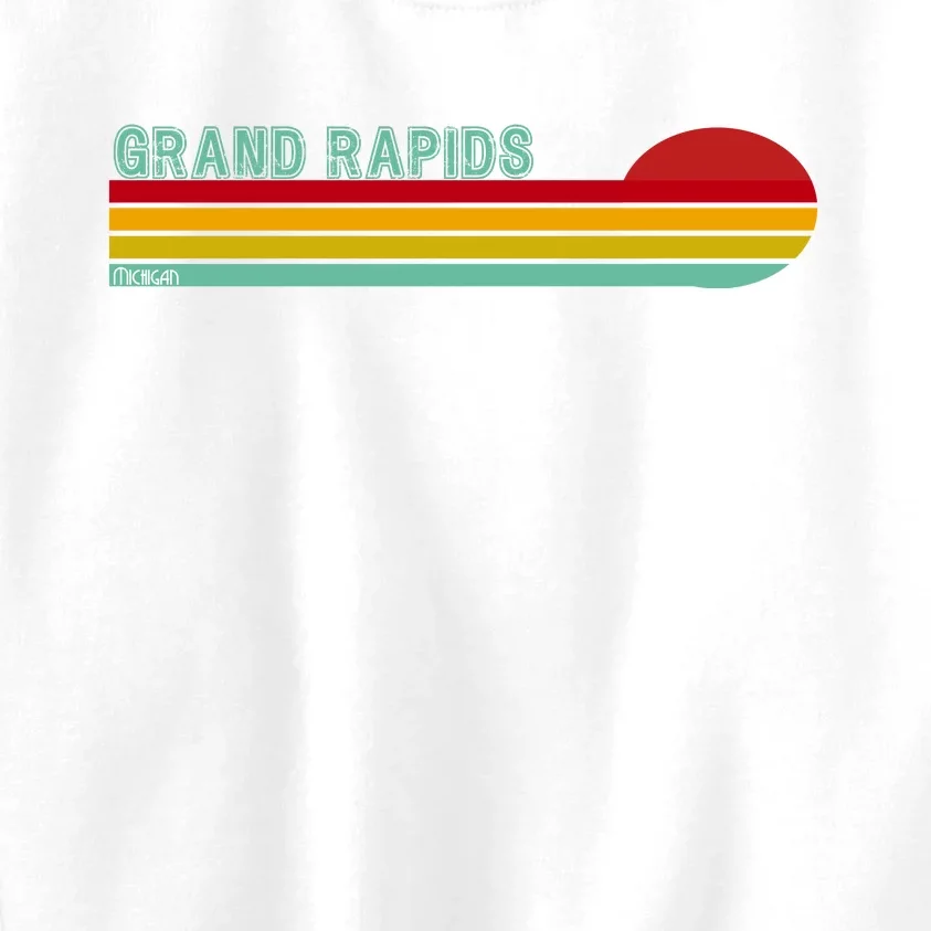 Grand Rapids Retro Michigan Kids Sweatshirt