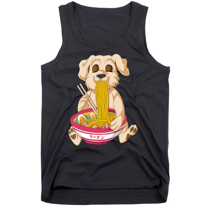 Golden Retriver Ramen Tank Top