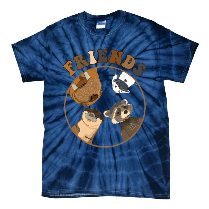 GOTG Rocket Raccoon & Friends Tie-Dye T-Shirt